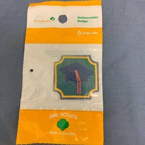 GIRL SCOUTS - NEW Girl Scout Ambassador COLLEGE KNOWLEDGE patch, iron on